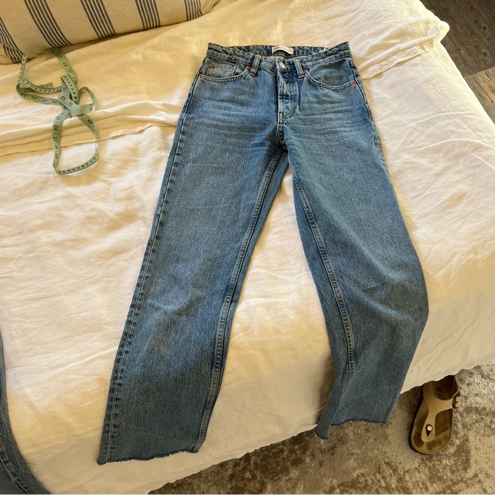 Zara Rigid Denim Jeans